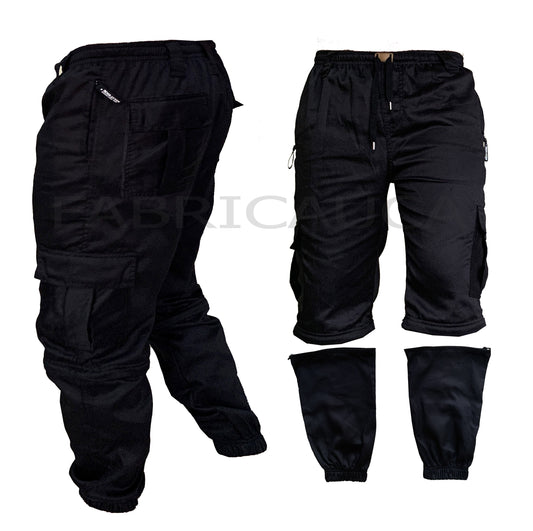 Jogger Pantalon Y Bermuda ¡doble Uso!