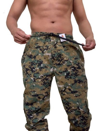 JOGGER DRIL CAMUFLADO MILITAR