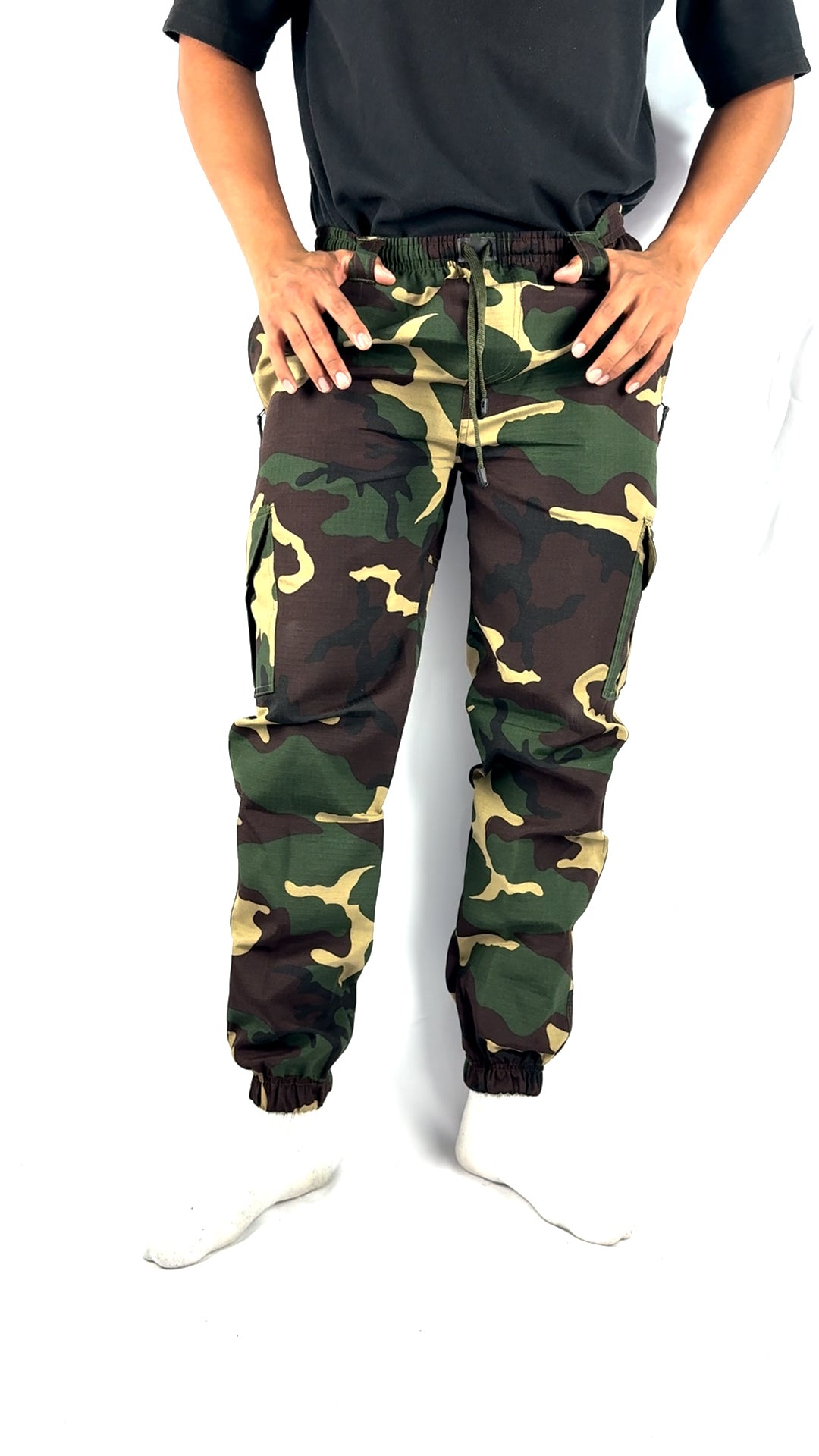 JOGGER DRIL CAMUFLADO MILITAR