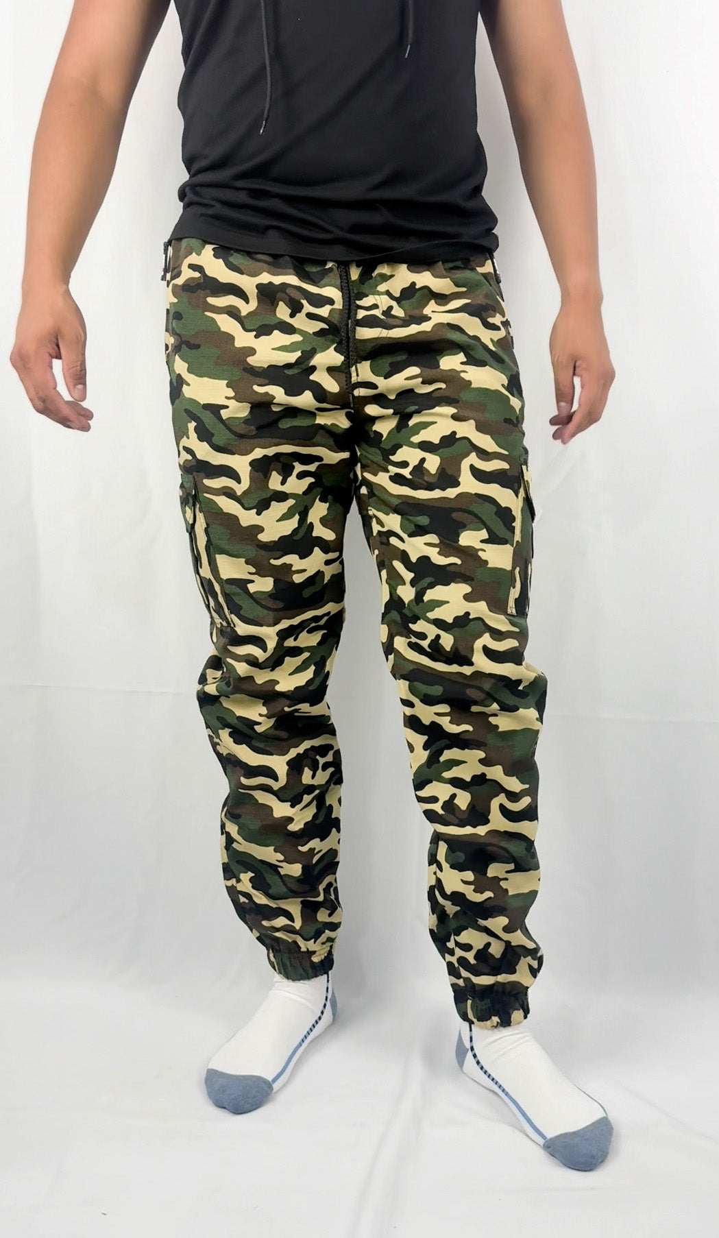 JOGGER DRIL CAMUFLADO MILITAR