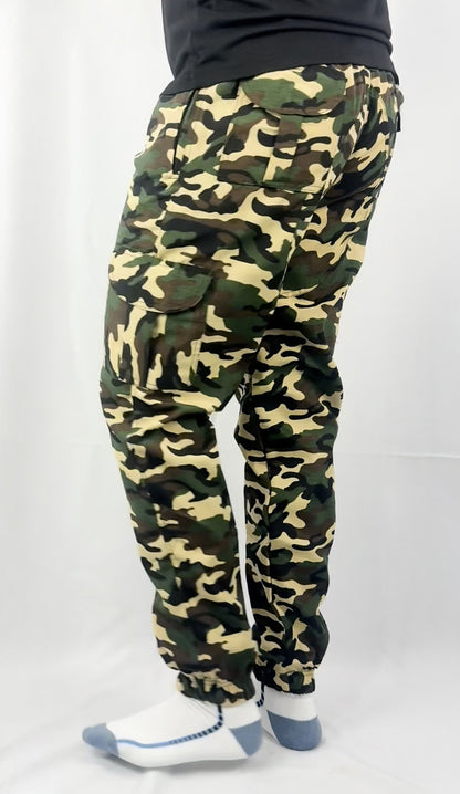JOGGER DRIL CAMUFLADO MILITAR