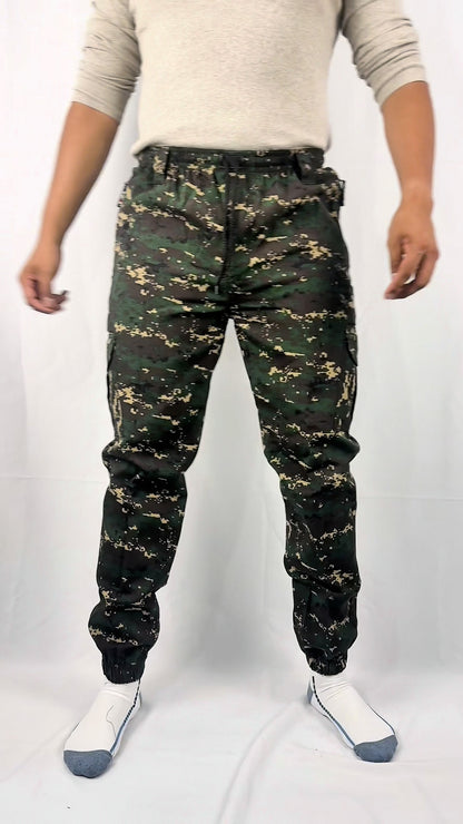 JOGGER DRIL CAMUFLADO MILITAR